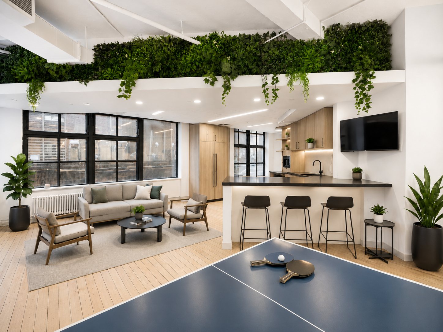 The pantry and lounge — envisioned